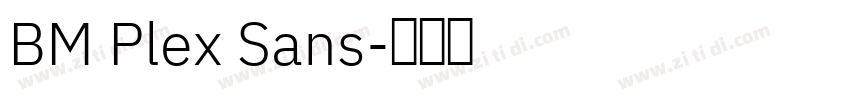 BM Plex Sans字体转换
